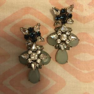 J. Crew Stone Statement Earrings